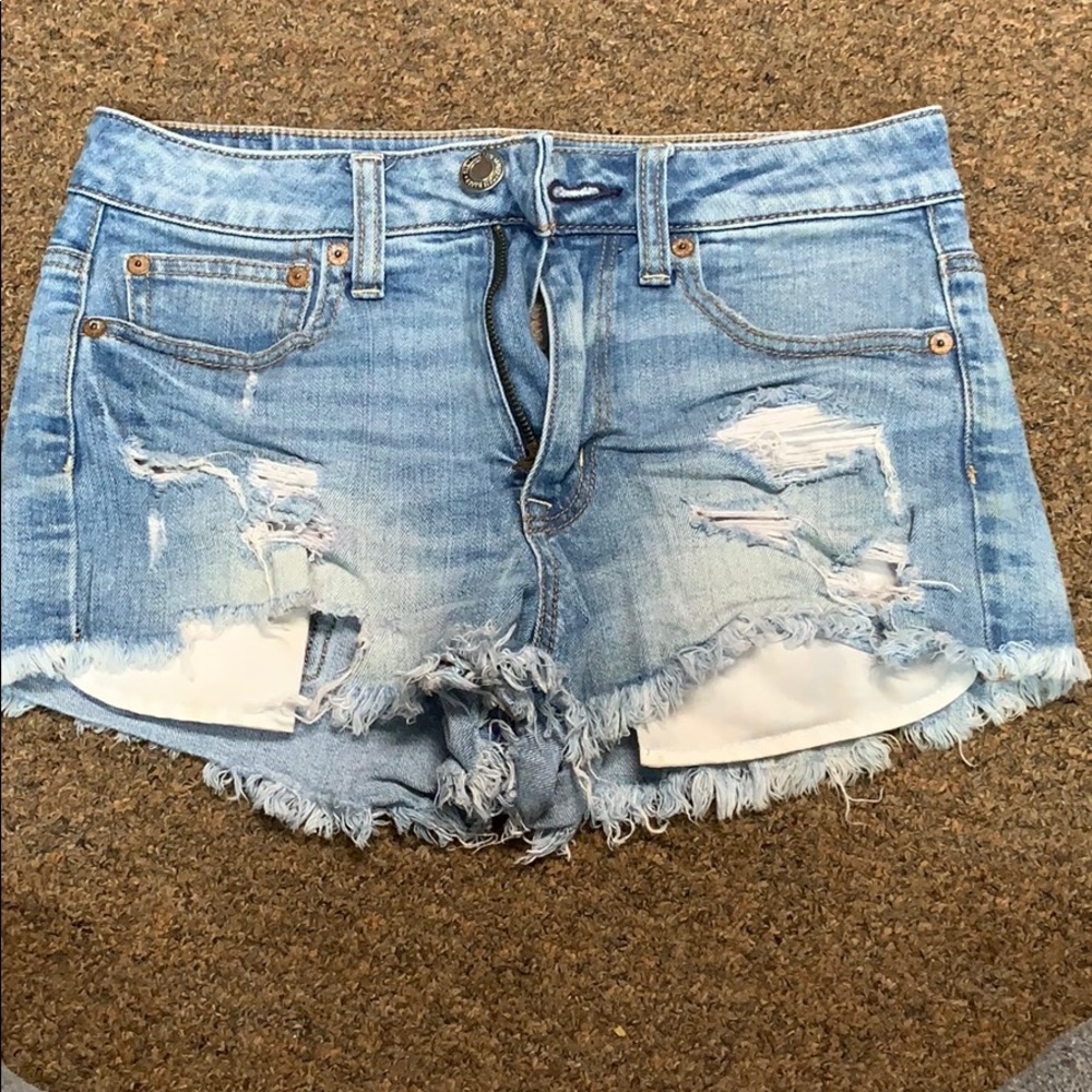 american eagle jean shorts